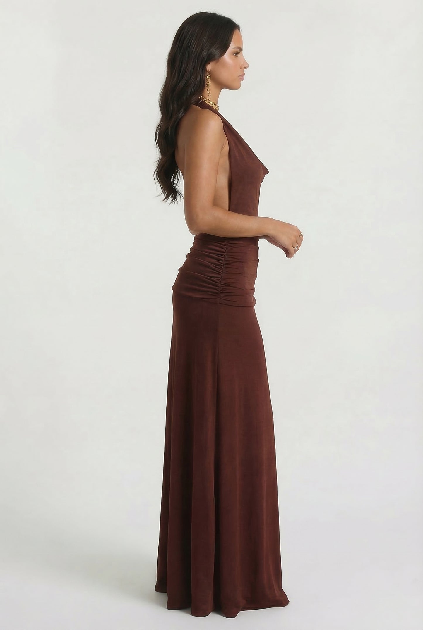 Hailey Maxi Dress Mocha