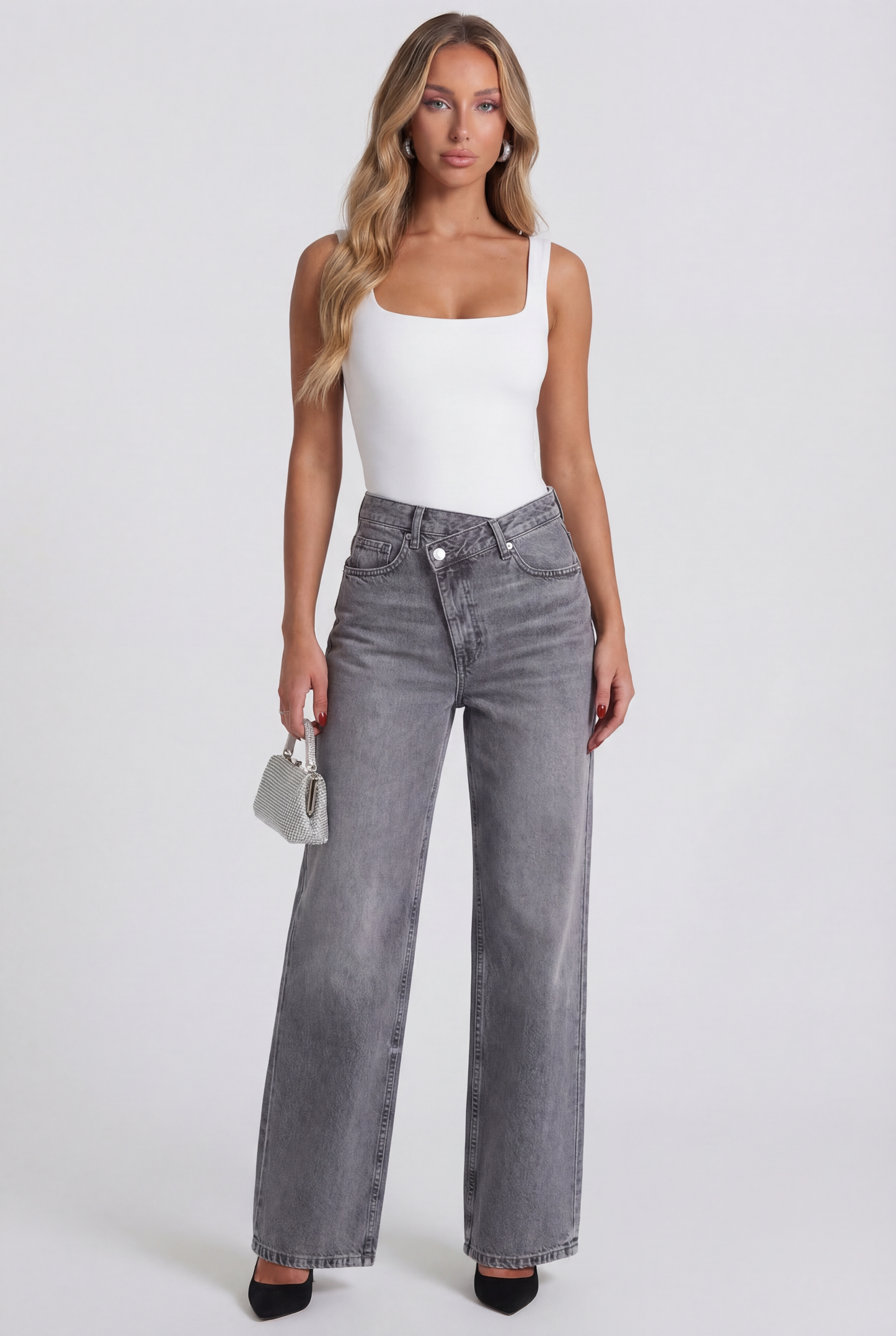 Ethereal Straight Denim Grey