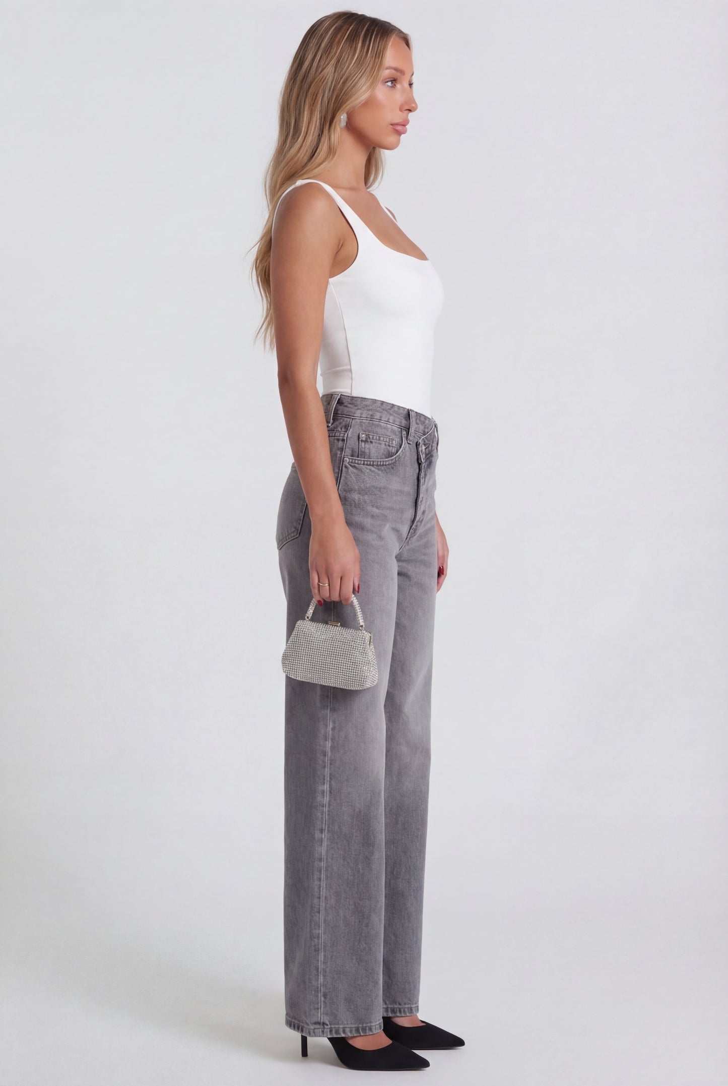 Ethereal Straight Denim Grey