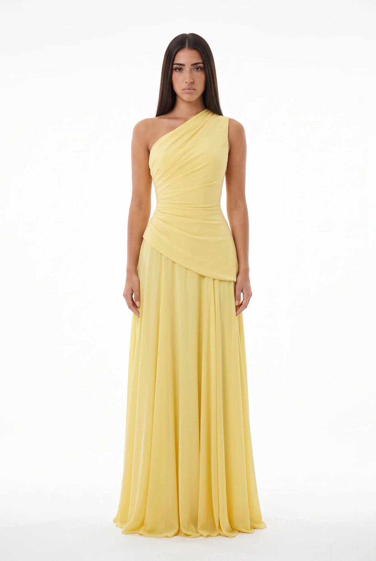 Kioto Dress amarillo - frontal
