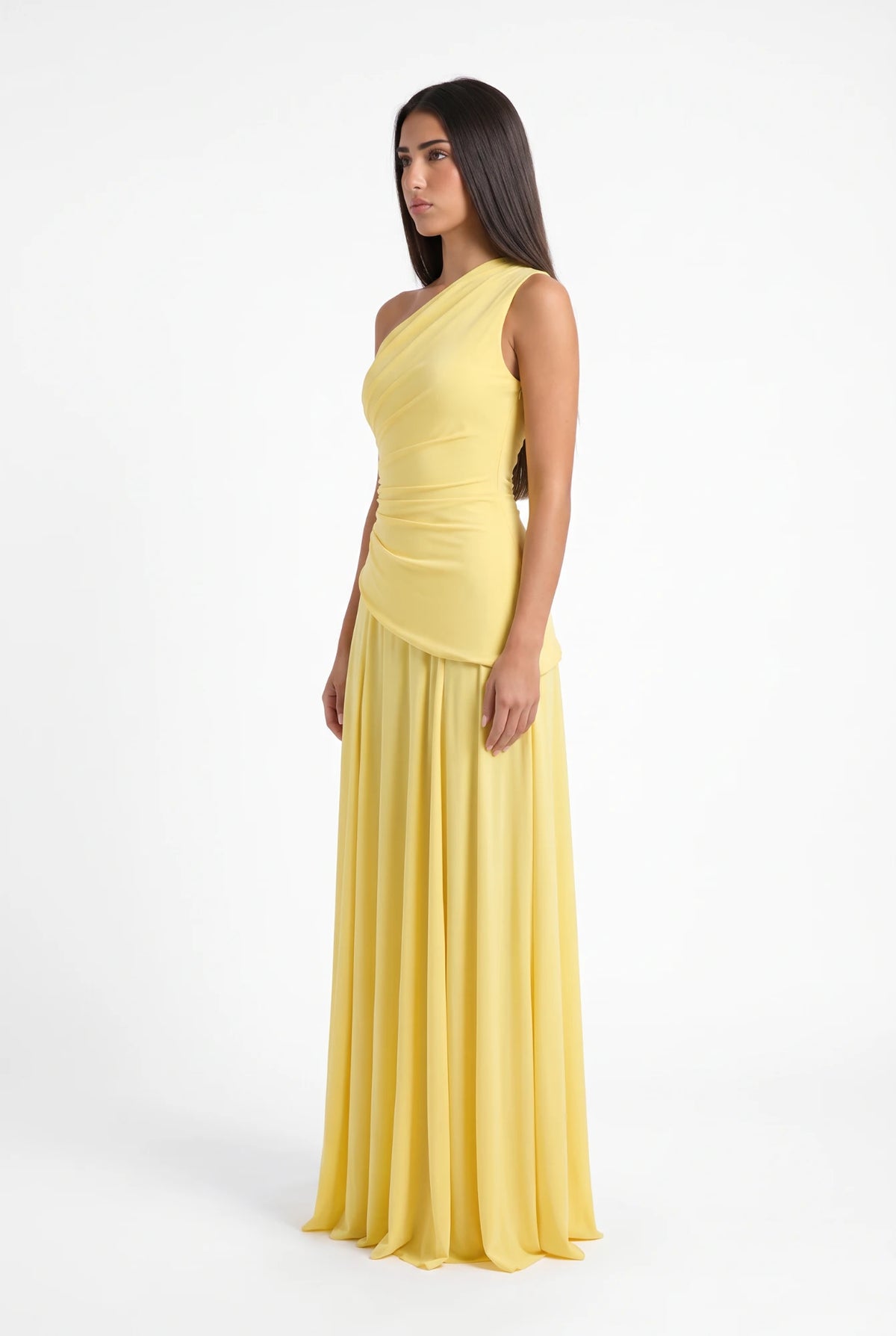 Kioto Dress amarillo - tres cuartos