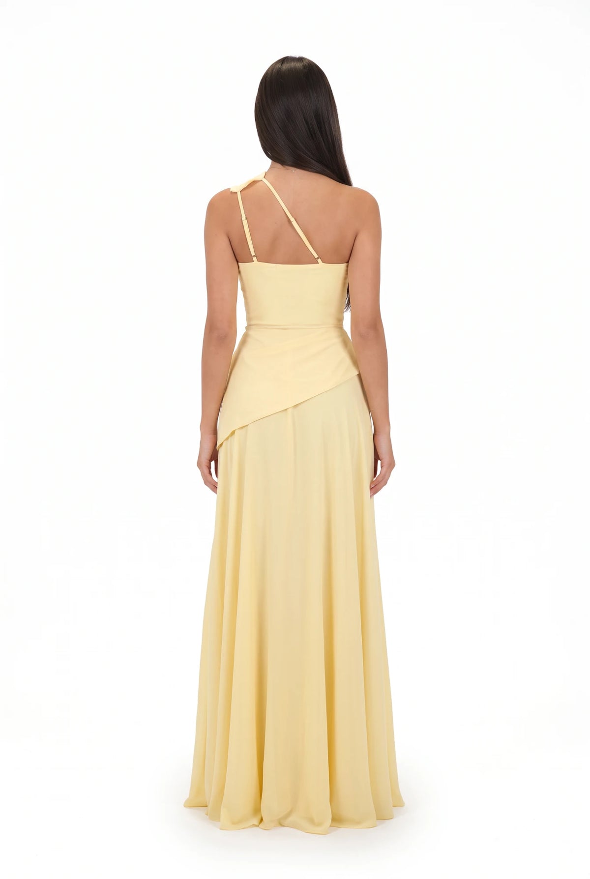 Kioto Dress amarillo - espalda